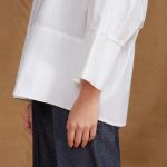 camicia dalla linea ampia con manica a kimono